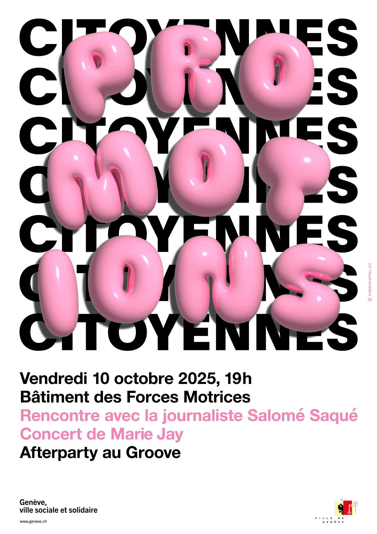 Affiche Promotions Citoyennes Genève