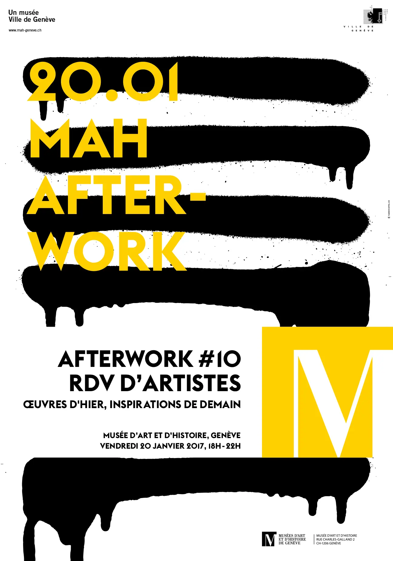 Affiche Mah AFTERWORK 3