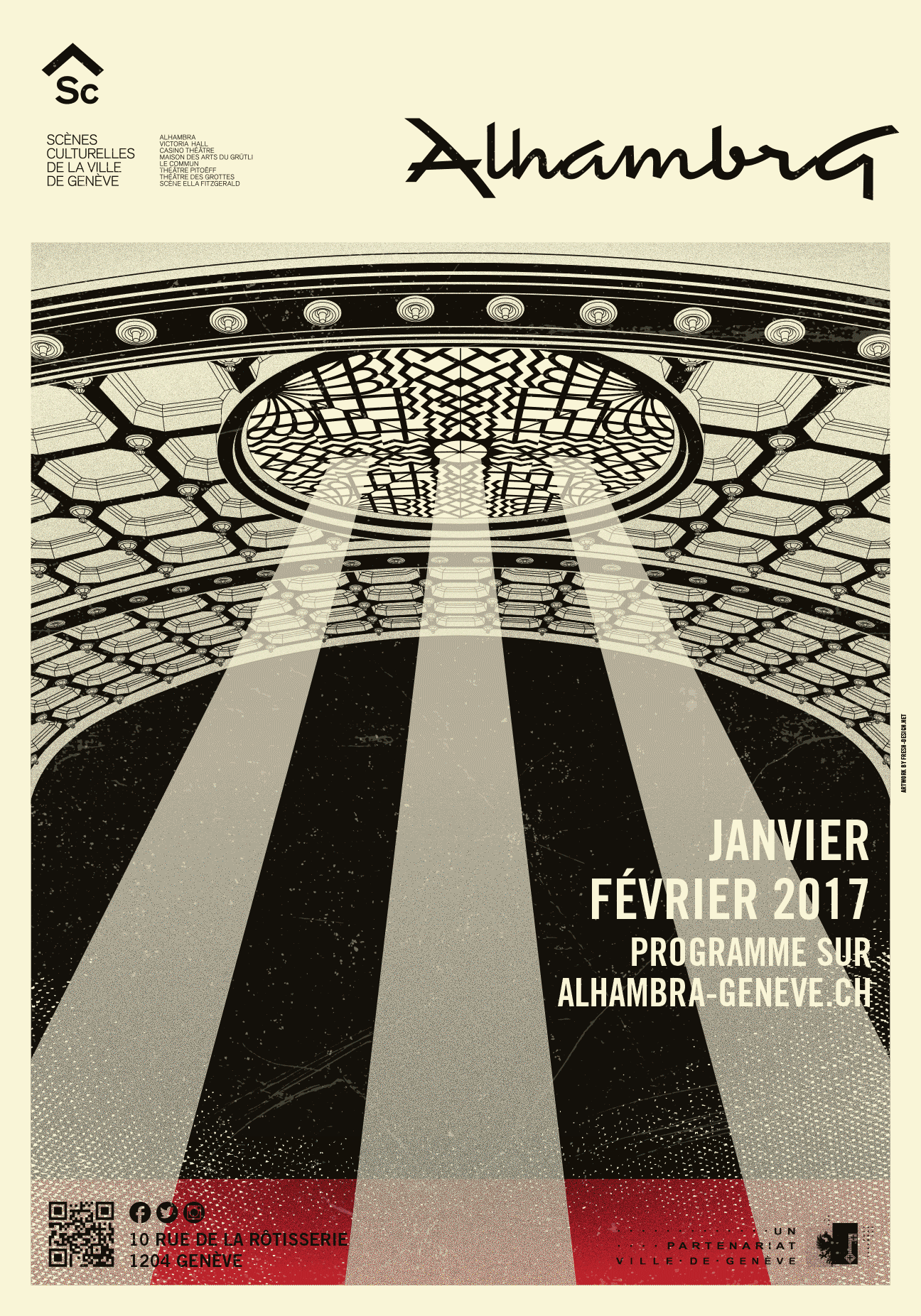 Affiche Alhambra Genève