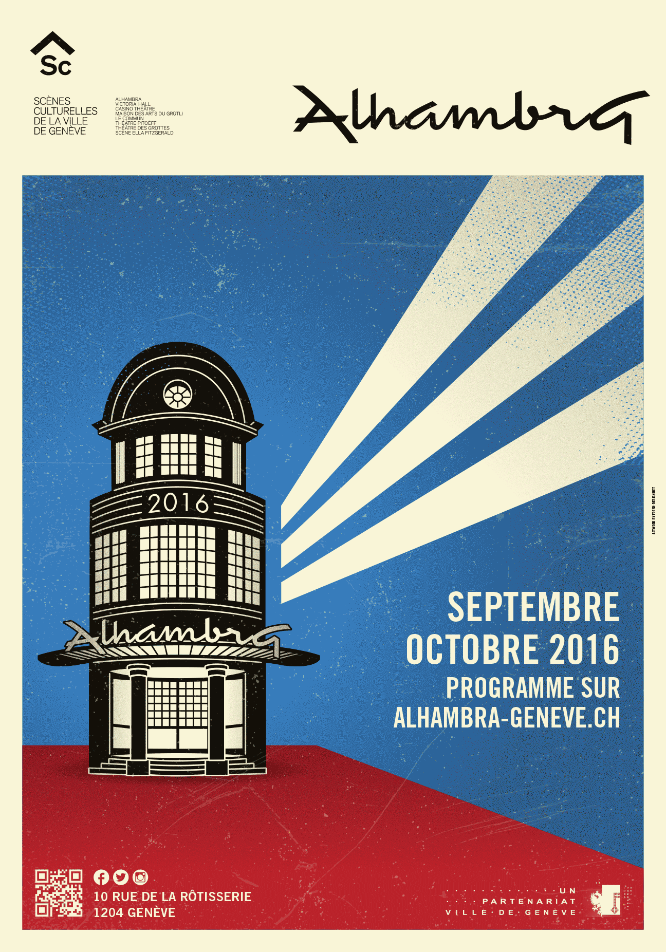 Affiche Alhambra Genève